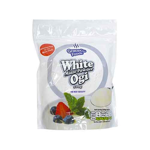 Grace Co Foods white Maize Powder Ogi 500G