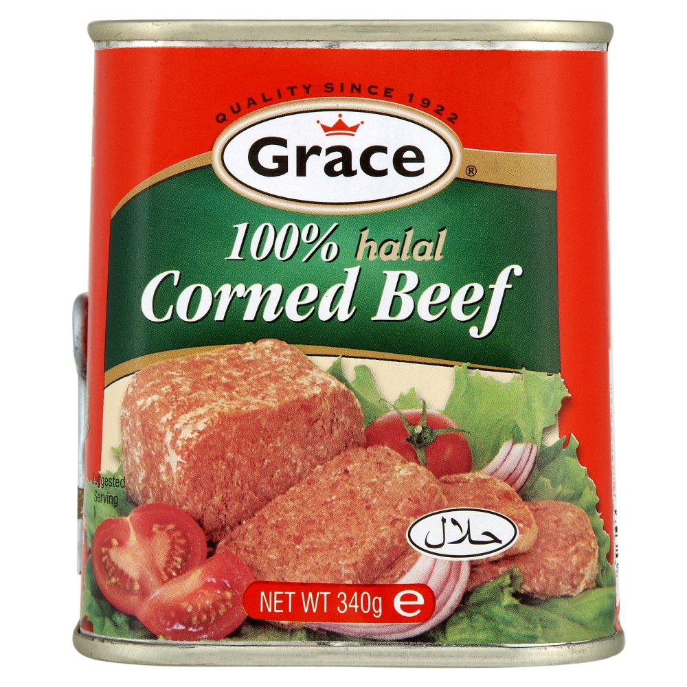 Grace Corn Beef Halal 340G