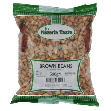 Nigerian taste brown beans