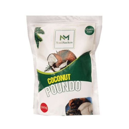 Mouth munchers coconut poundo gluten free 500g