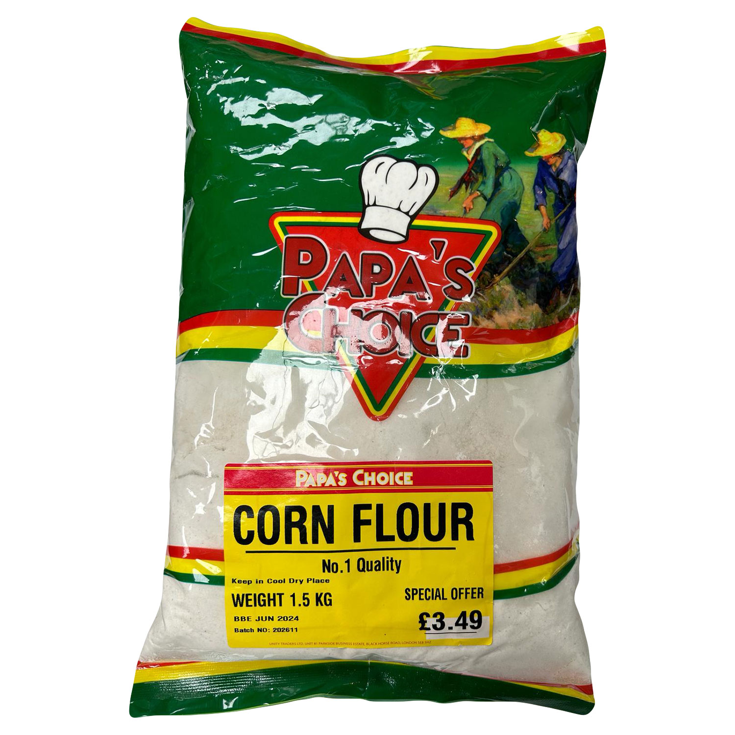 Papas choice corn flour