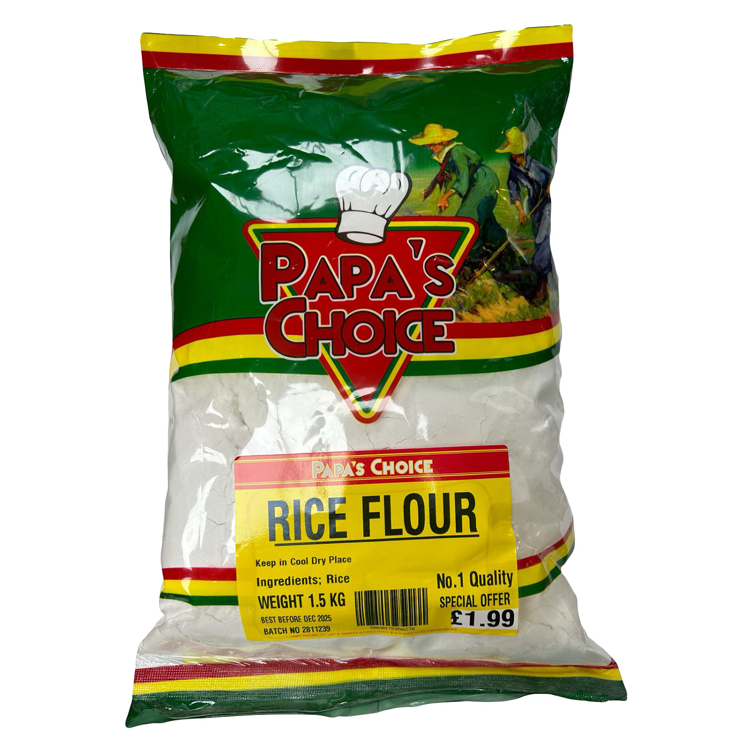 Papas choice rice flour