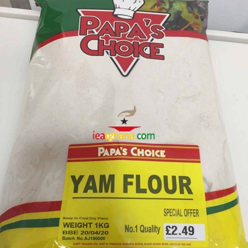 Papas choice yam flour amala