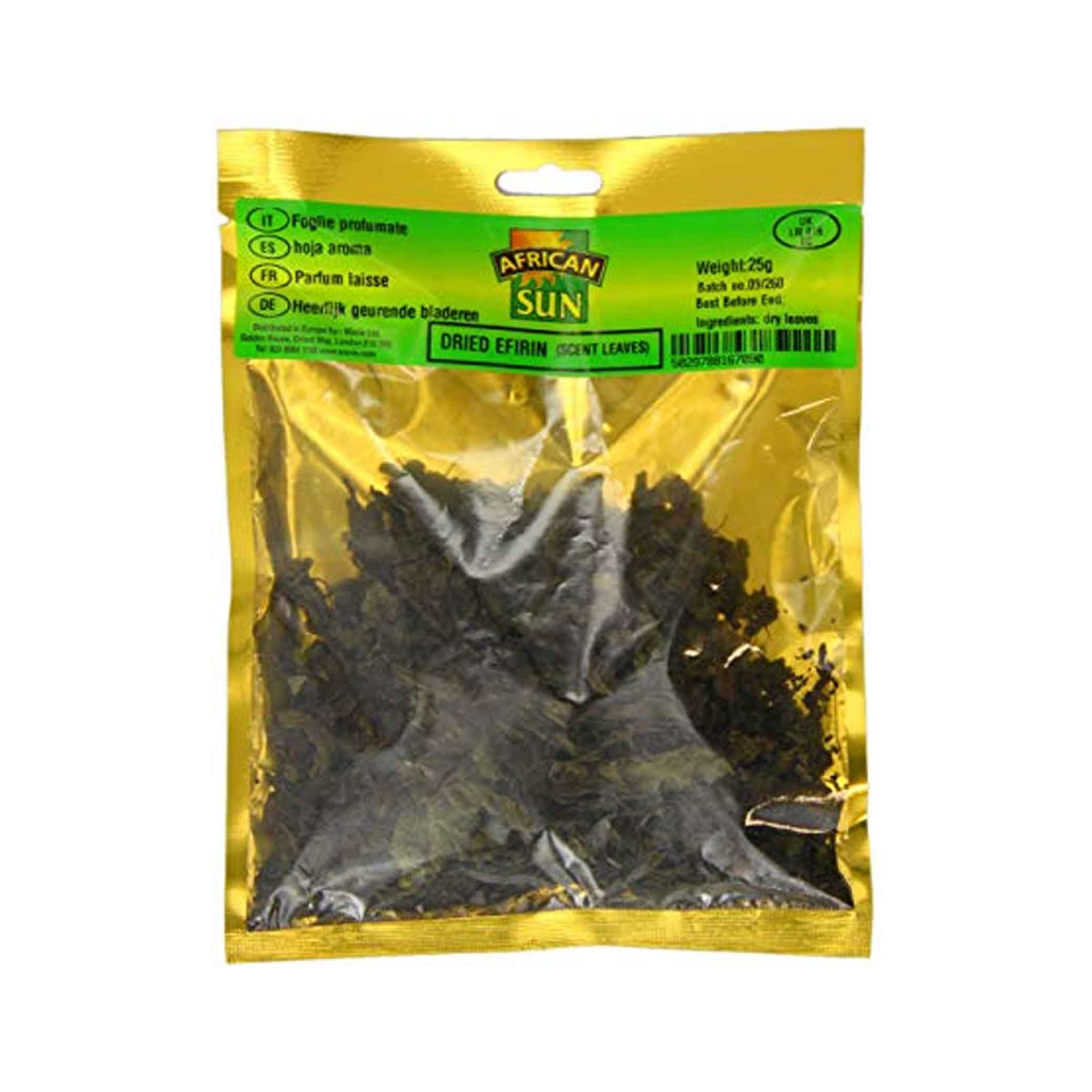 Dried Tropical Sun Scent Leaf (Efirin) 25G