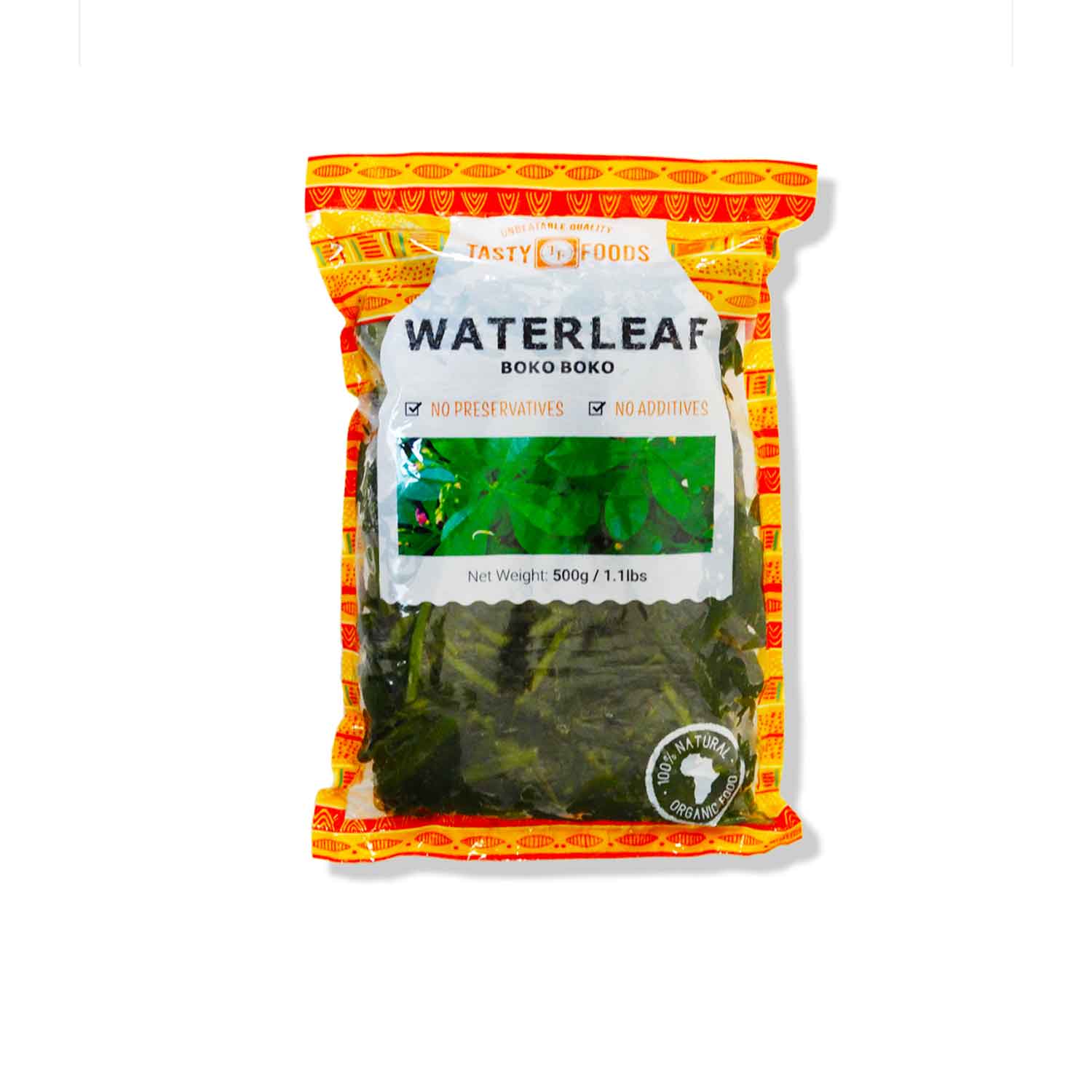 FROZEN Tasty Foods Fresh Water Leaf 500G