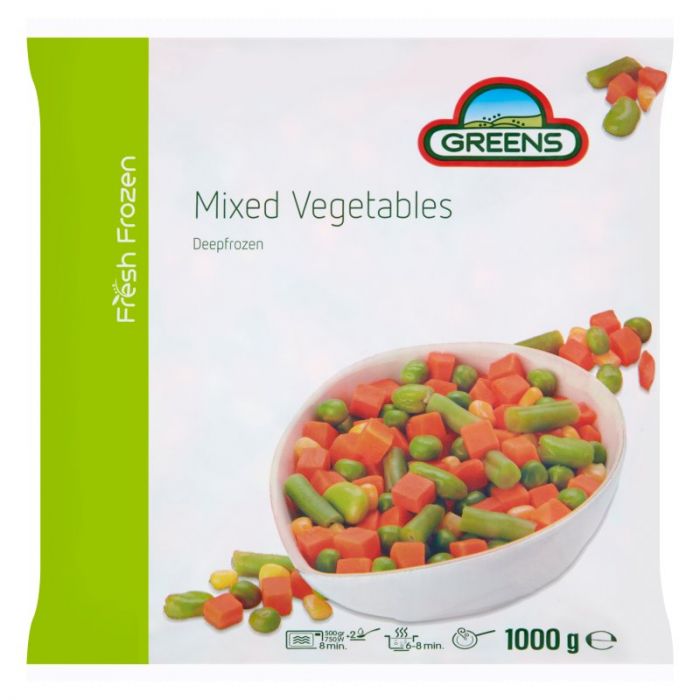 Greens Mixed Vegetables 1KG