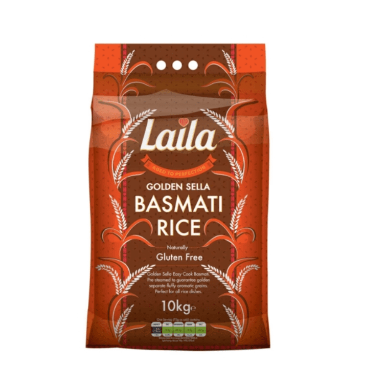 Laila Golden Sella Basmati Rice 10KG