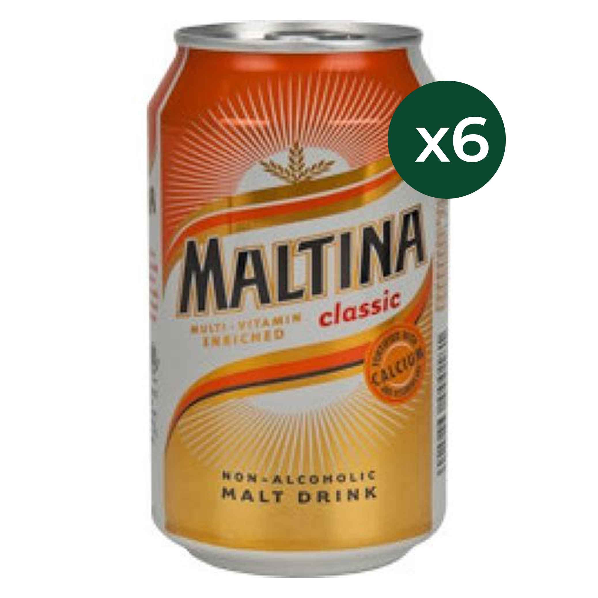 Maltina Can 330ml X6