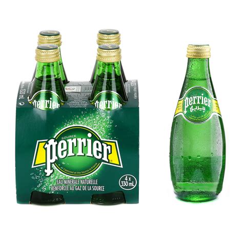 Perrier source sparkling water 330ML x4