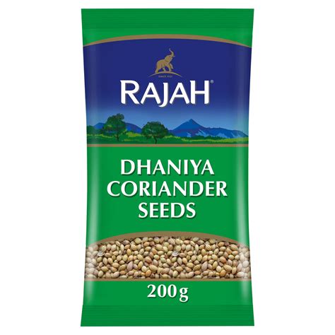 Rajah Dhaniya Whole Coriander Seeds 200G