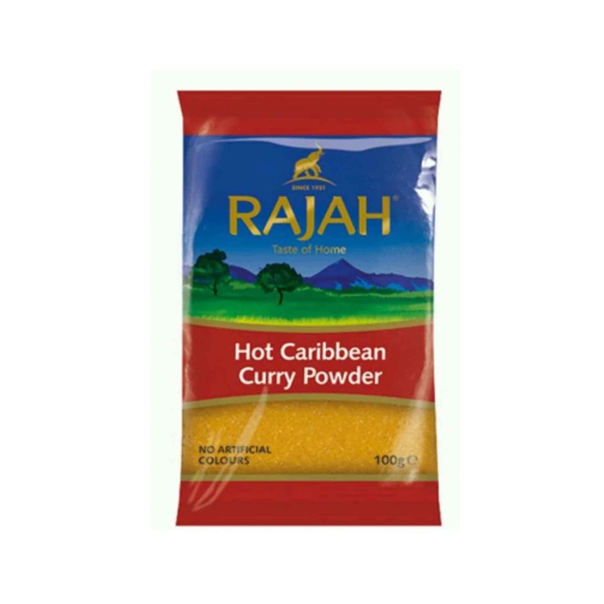 Rajah Hot Caribbean Style Curry Powder 100G