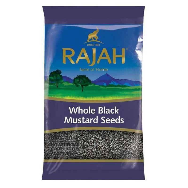 Rajah Whole Black Mustard Seeds 100G