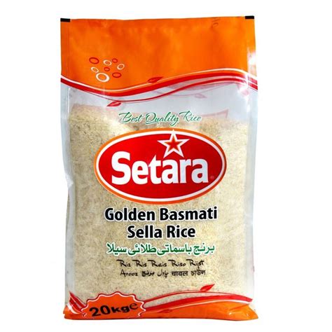 Setara Golden Basmati Sella Rice 20KG