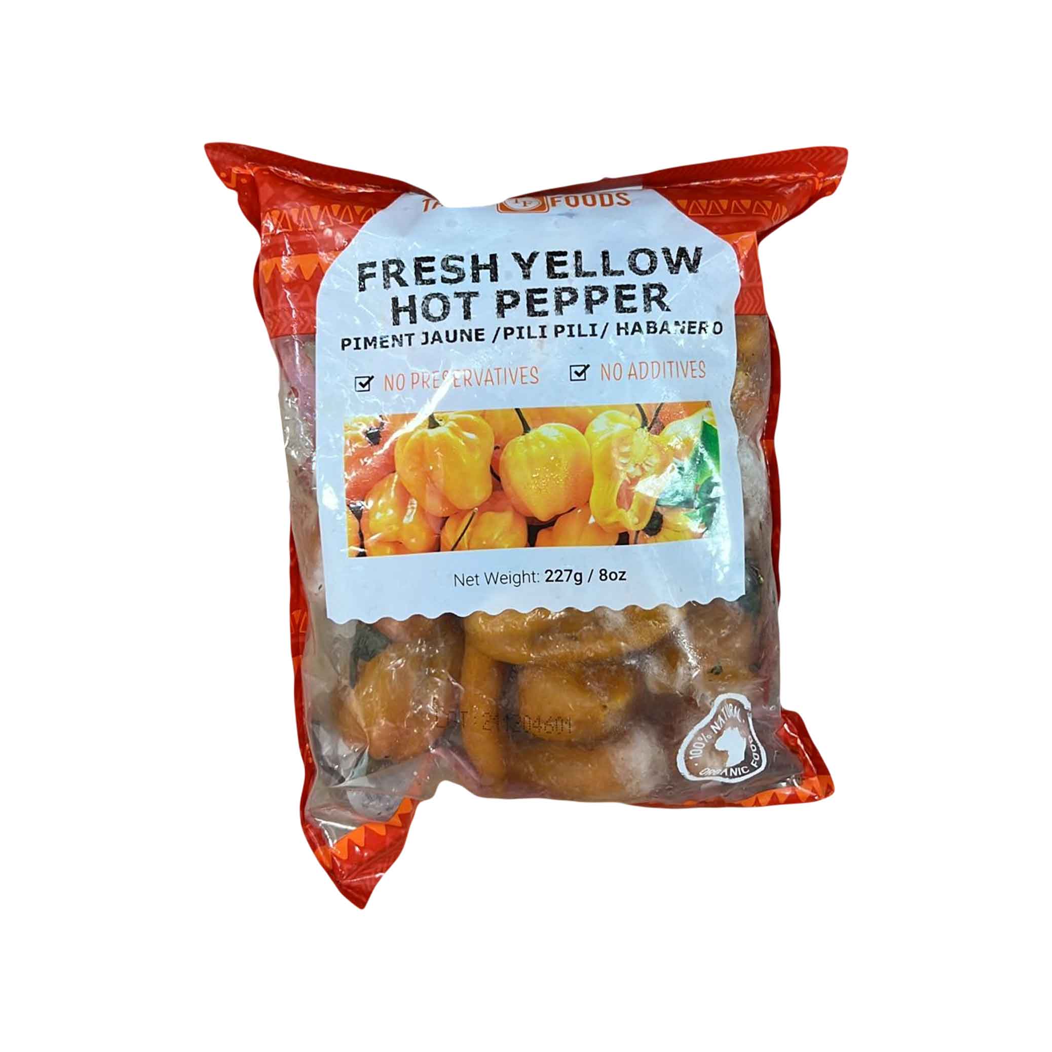 Tasty Foods Fresh Yellow Hot Pepper (Camorron) 227G