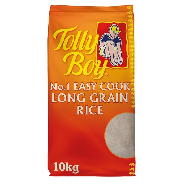 Tolly Boy Easy Cook Rice Long Grain Rice 10KG