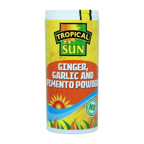 Tropical Sun Ginger, Garlic And Pimento Seasoning 100G