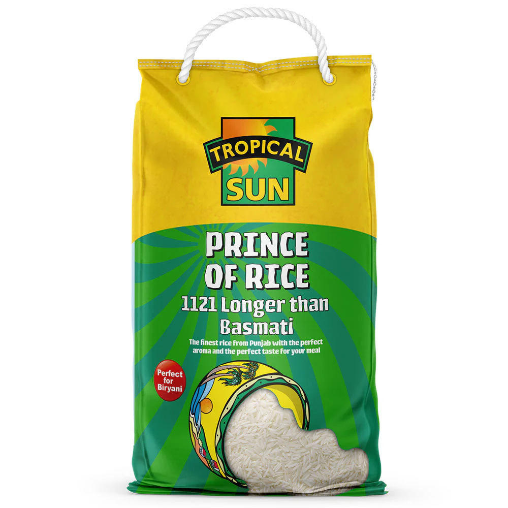 Tropical Sun Prince Of Rice Longer Basmati Rice 5KG