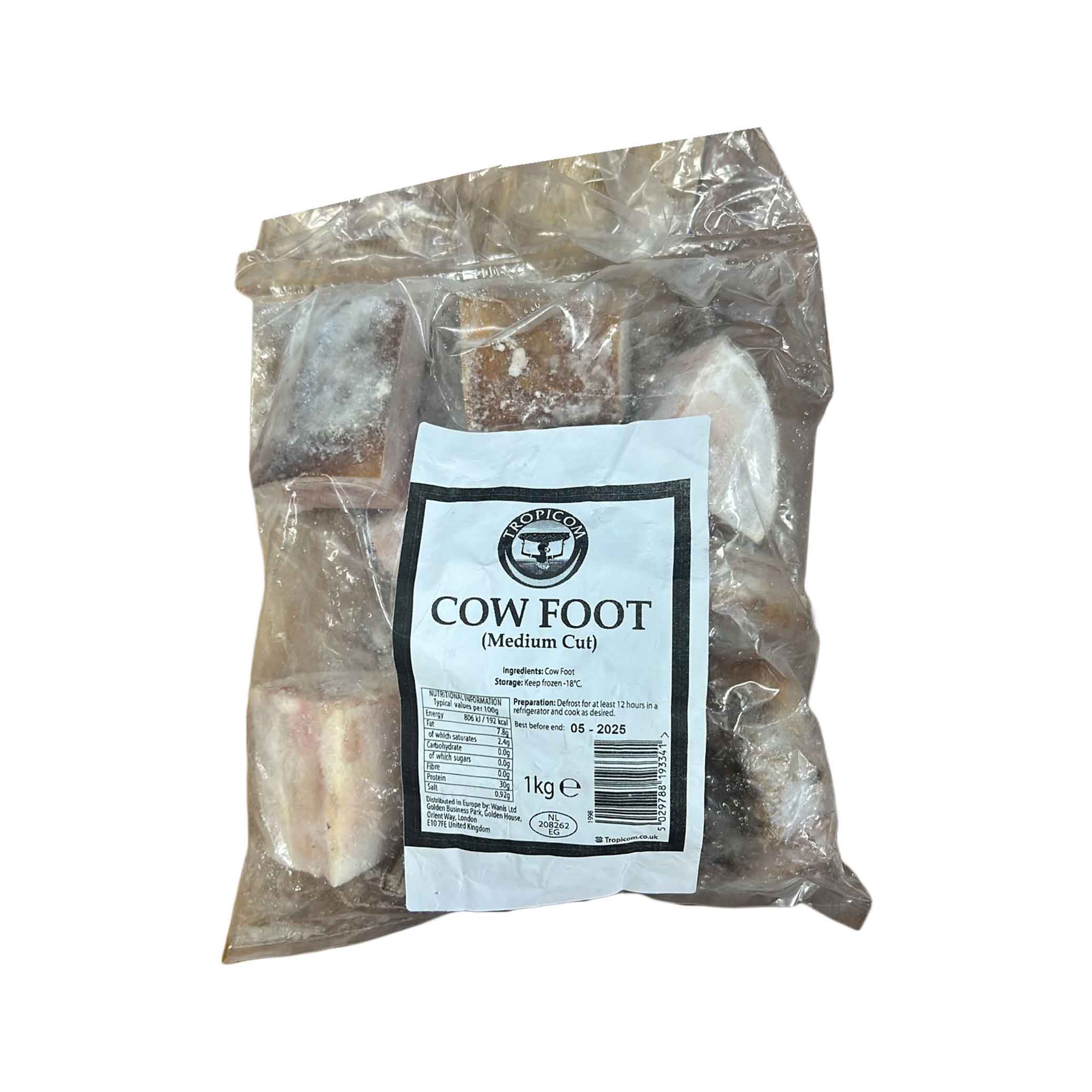 Tropicom Cow Foot Medium Cut 1KG