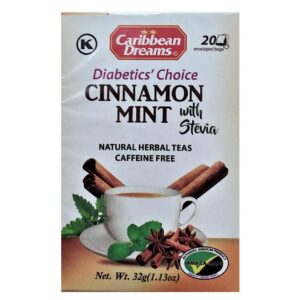 Caribbean Choice Diabetic Cinnamon Mint Tea - X18