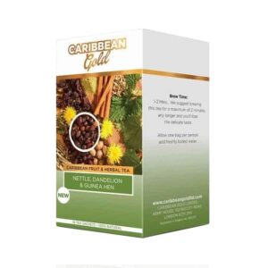 Caribbean Gold Nettle, dandelion and guinea hen - x18