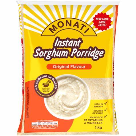 Monati Instant Sorghum Porridge Original Flavour - 1KG