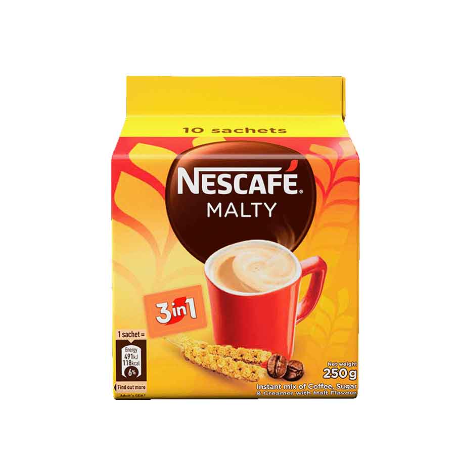 Nescafe MALTY 3 IN 10X 25G (NIGERIAN IMPORT) - 250G