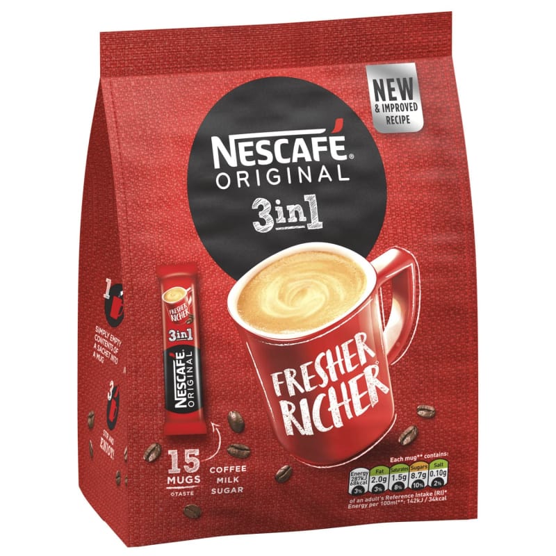 Nescafe ORIGINAL 3 IN 1 X 6 17g - 102G