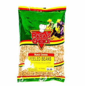 Papa’s choice peeled beans