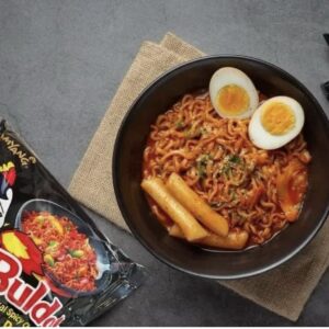 Alternative view of Samyang Korean Buldak Noodle Set - Hot Chicken Flavour Korean Style Instant Ramen Spicy Challenge Halal 700g (Pack of 5)
