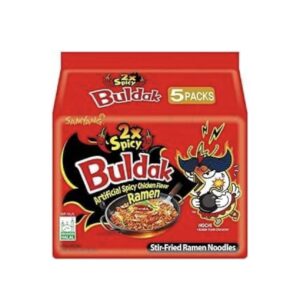Sam-Yang Double Spicy(2x Spicy) Hot Chicken Ramen Noodles 140g x 5 700g