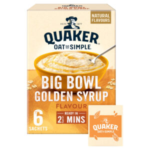 Qauker Oats So Simple Golden Syrup x6 PM - 216g